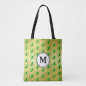 Funny Pickleman Monogram Tasche (Vorderseite)