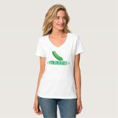 Funny Pickleologin T-Shirt (Vorderseite Vollansicht)