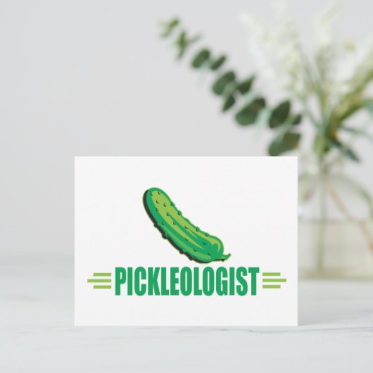 Funny Pickles Postkarte (Stehend Vorderseite)