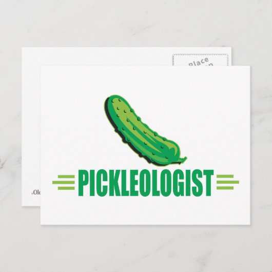 Funny Pickles Postkarte (Vorne/Hinten)
