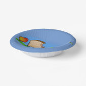 Funny picknants Cartoon Bild Papier Teller (Gewinkelt)