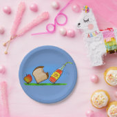 Funny picknants Cartoon Bild Papier Teller (Party)