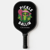 Funny pickword art add name pickleball schläger (Vorderseite)