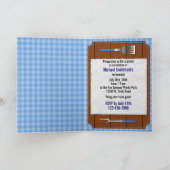 Funny Picnic Cookout Ketchup Senf Party Puff Einladung (Innenseite)