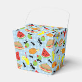 Funny Picnic Food Pattern Geschenkschachtel (Vorderseite)