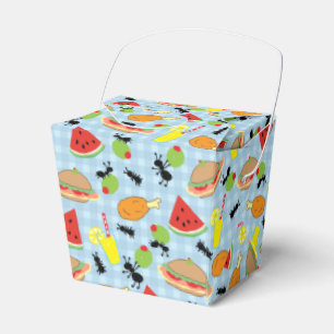 Funny Picnic Food Pattern Geschenkschachtel