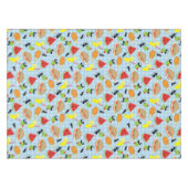 Funny Picnic Food Pattern Tischdecke (Vorderseite (Horizontal))
