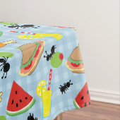 Funny Picnic Food Pattern Tischdecke (Beispiel)