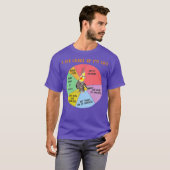 Funny Pie Chart Life Cockatiel Parrot Bird T-Shirt (Vorne ganz)