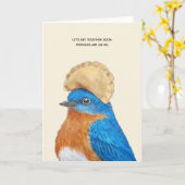 Funny pierogi card karte (Gelbe Blume)