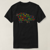 Funny Pig Animals Puzzle T-Shirt (Design vorne)