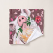 Funny Pig Bath Handtücher (Waschlappen)