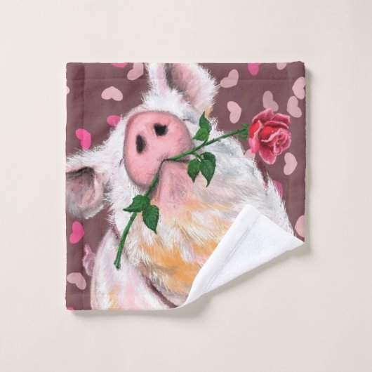 Funny Pig Bath Handtücher (Waschlappen)