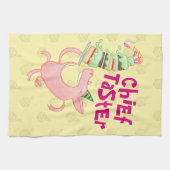 Funny Pig Chief Taster Gigant Schwammkuchen Cartoo Geschirrtuch (Horizontal)