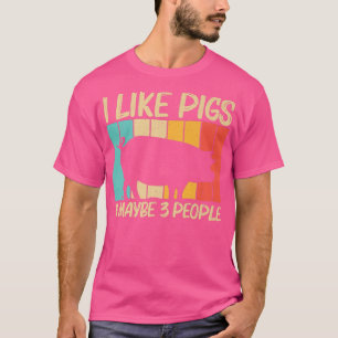 Funny Pig Design for Men Women Pig Bauer Farm T-Shirt