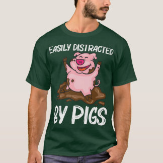 Funny Pig Design für Männer Frauen Hog Bauer Farm  T-Shirt