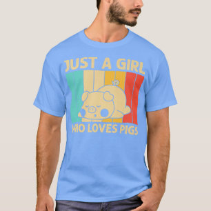 Funny Pig Design Pig Lover For Men Women Animal In T-Shirt