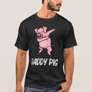 Funny Pig für Männer Vater Schweinezüchter Schwein T-Shirt
