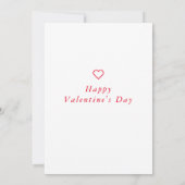 Funny Pig Happy Valentine's Day Card (Rückseite)
