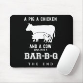 Funny Pig Hühnerkuh Geschichte von Grillen Master Mousepad (Mit Mouse)