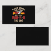 Funny Pig Hühnerkuhe Bar B Q Grillen Koch Cookie K Visitenkarte (Vorne/Hinten)