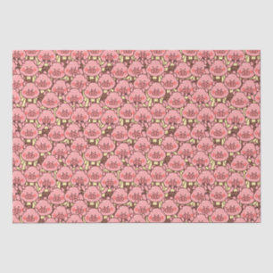 Funny Pig in Overalls Seidenpapier