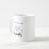 Funny Pig Kaffeetasse (Vorderseite Links)