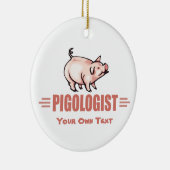 Funny Pig Lago Keramikornament (Rechts)