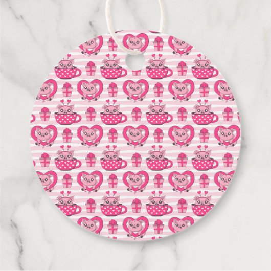 Funny Pig Liebe Puff Geschenkanhänger (Rückseite)