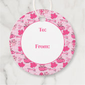 Funny Pig Liebe Puff Geschenkanhänger (Vorderseite)