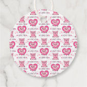 Funny Pig Liebe Puff Geschenkanhänger (Rückseite)