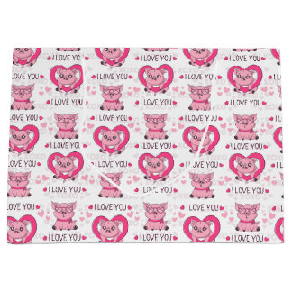 Funny Pig Liebe Puff Große Geschenktüte