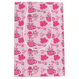 Funny Pig Liebe Puff Mittlere Geschenktüte