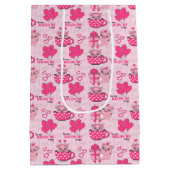 Funny Pig Liebe Puff Mittlere Geschenktüte (Rückseite)