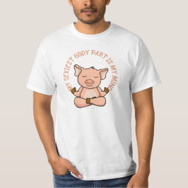 Funny Pig Meditation Practice Gift T-Shirt