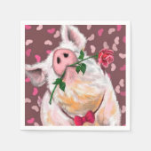 Funny Pig Napkins Serviette (Vorderseite)