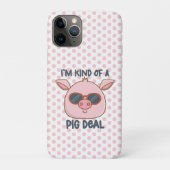 Funny Pig Pun Case-Mate iPhone Hülle (Rückseite)