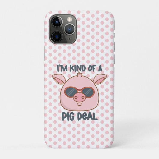 Funny Pig Pun Case-Mate iPhone Hülle (Rückseite)