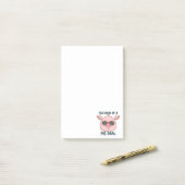 Funny Pig Pun Post-it Notes Post-it Klebezettel (Auf Schreibtisch)