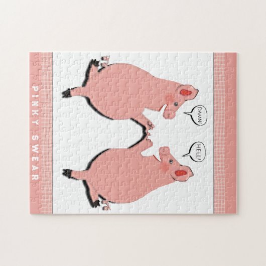 Funny Pig Puzzle (Horizontal)