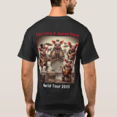 Funny Pig Rock Band T-Shirt (Rückseite)