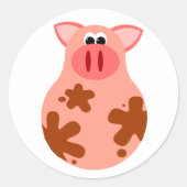 Funny Pig Sticker (Vorderseite)
