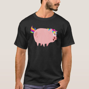 Funny Pig Unicorn Niedliches Piggycorn für Jugendl T-Shirt