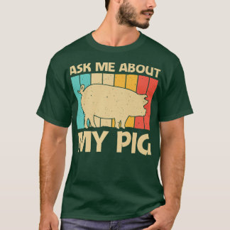 Funny Pig Women Women Bacon Animal Lover Swine F T-Shirt