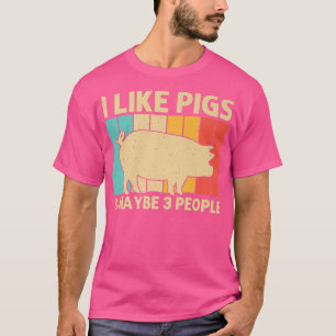 Funny Pig Women Women Bacon Animal Lover Swine F T-Shirt