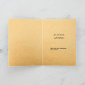 Funny Pigeon Birthday Bird Ramen Omelet Spaß Karte (Innenseite)