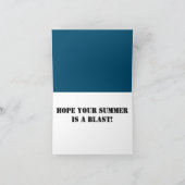 Funny Pigeon Cartoon, "Locating Target" Bird Spaß Karte (Innenseite)