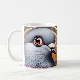 Funny Pigeon Face Kaffeetasse