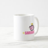 Funny Piggy Bank Kaffeetasse (VorderseiteRechts)