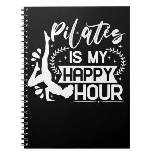 Funny Pilates Instructor Girl Funny Pilates Lover Notizblock